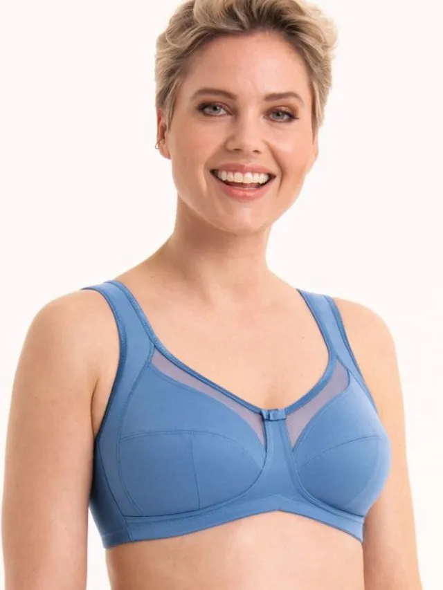 Anita Comfort Clara Comfort Bh zonder Beugel 5459 Blue Heaven - maat EU 85F / FR Blauw