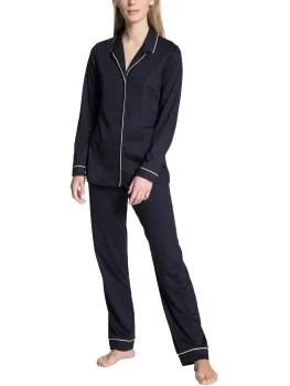Calida Night Lovers Pyjama With Collar Roze,Beige,Geel,Blauw