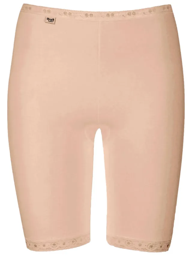 Sloggi Basic+ biker short met kant beige, foto 2