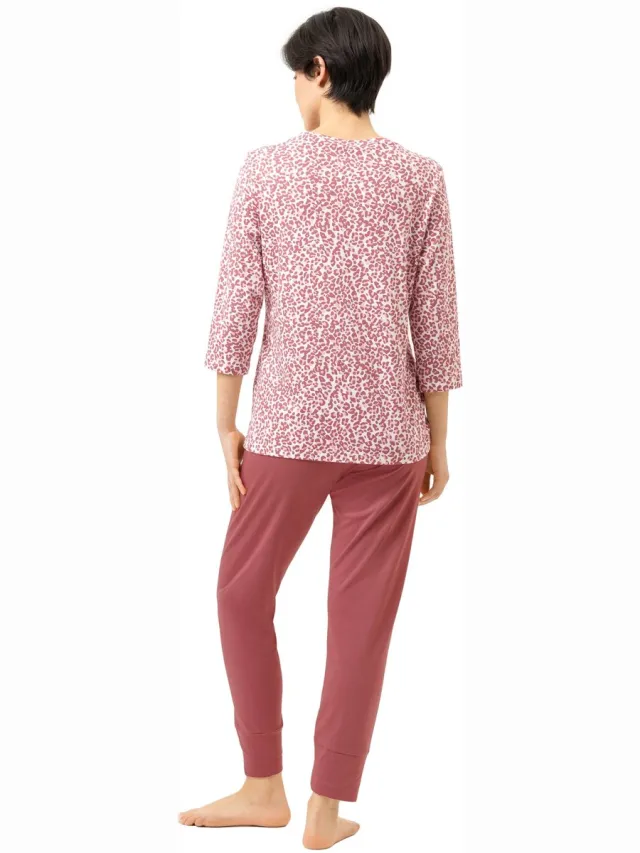 Mey Luipaardpyjama Serie Sleepy Leo Bridal Rose