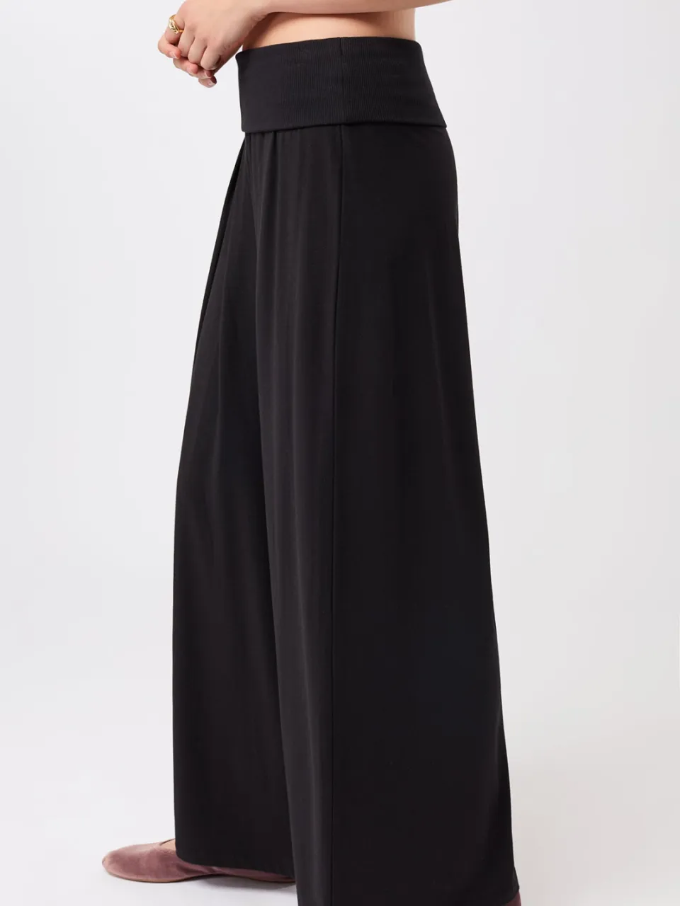 dames vegan Loungebroek Mandala Zwart, foto 2