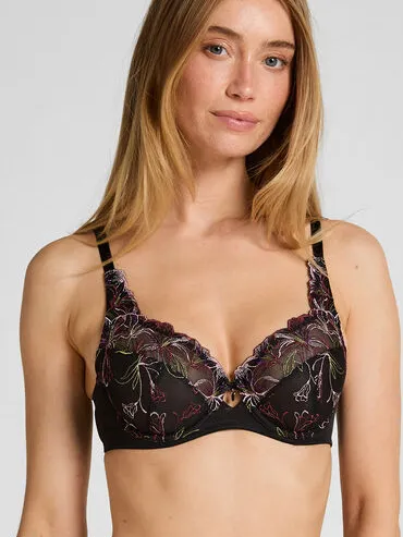 Hunkemöller Niet-voorgevormde beugel bh Lily Zwart