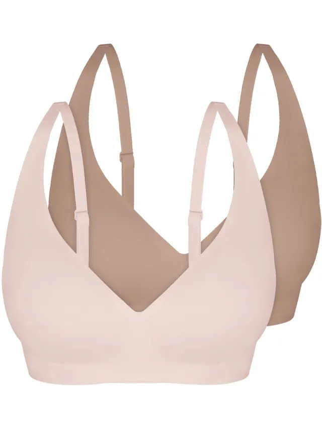Sassa Voordeelpak van 2 bh-vullingen Bonded Micro nude-sand