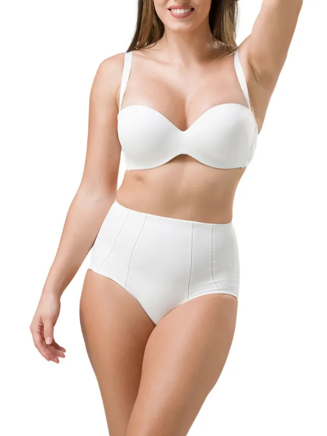 Luna Splendida Secret Sense slip met hoge taille wit
