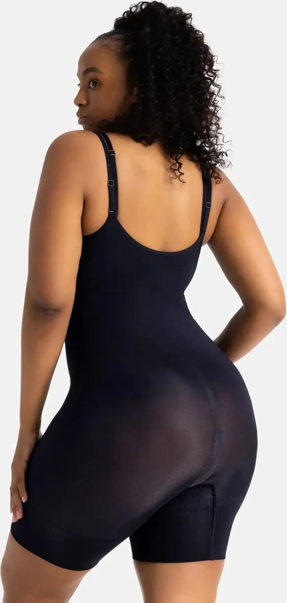 Dorina Absolute Sculpt Bodysuit - Corrigerende Body - Met pijpjes - Naadloos - Verstelbare bandjes - S - Beige