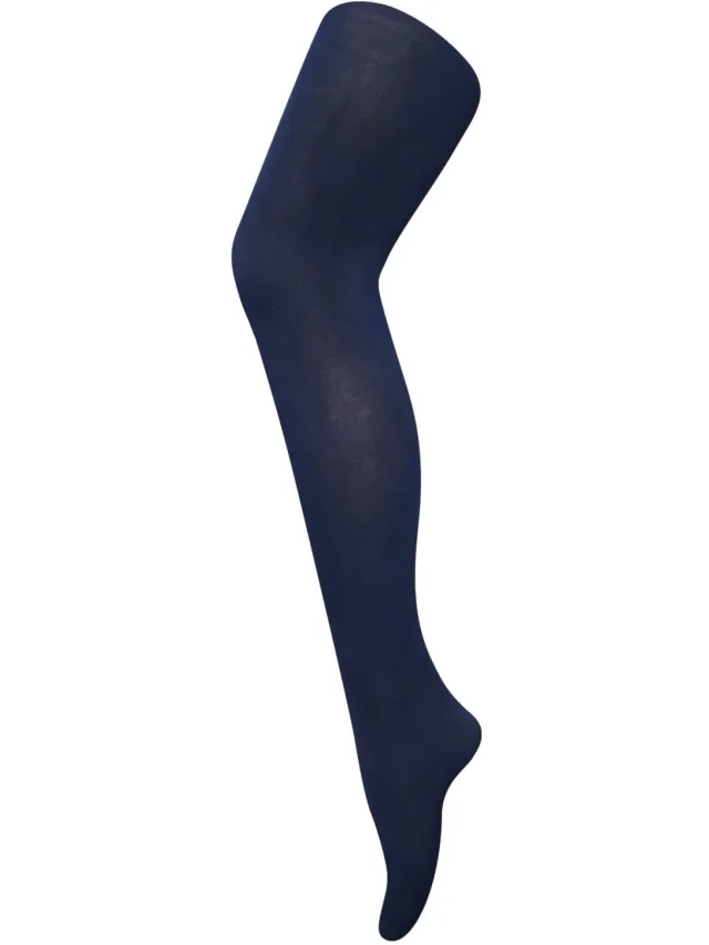 Sock Snob Dames 80 denier ondoorzichtige effen gekleurde panty's - Marine Marineblauw