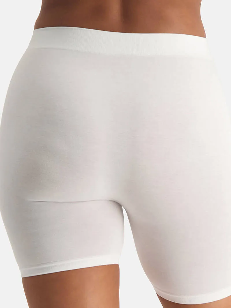 Bamboo Basics Suze biker short wit, foto 5
