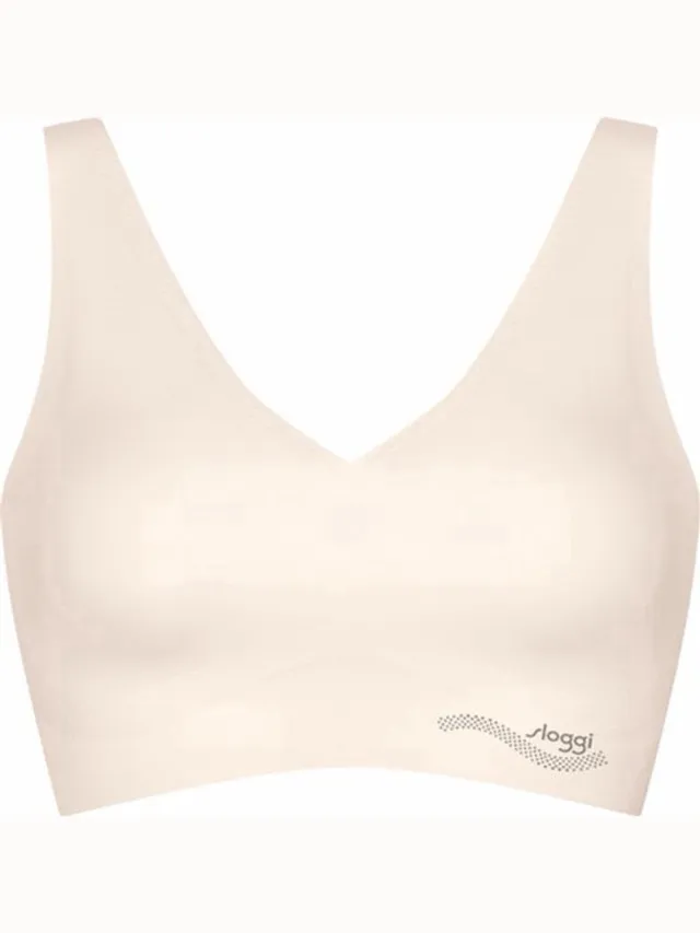 Sloggi ZERO Feel Natural Dames Beha Top - Angora