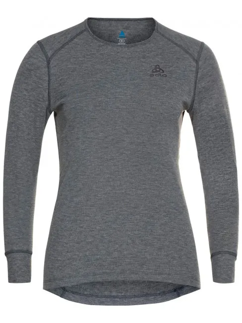 Odlo BL Top Crew Neck Active Warm Eco longsleeve grijs