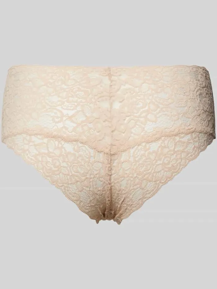 Dorina Slip van kant in comfortabel design in een set van 3 stuks, model 'LANA' zwart, foto 2