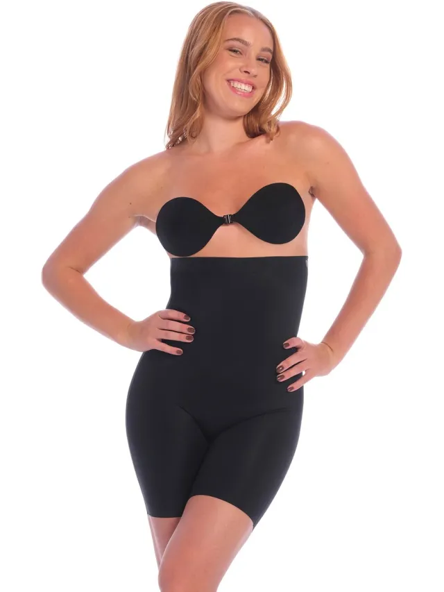 MAGIC Bodyfashion Perfect Secrets Power Shaper Hi-Bermuda Dames Corrigerend ondergoed - Black Zwart
