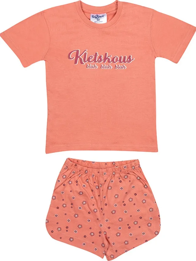 Fun2Wear Shortama Kletskous Oud - Roze