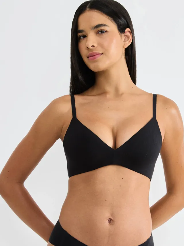 Sloggi ZERO Feel The Up voorgevormde push-up bh zwart