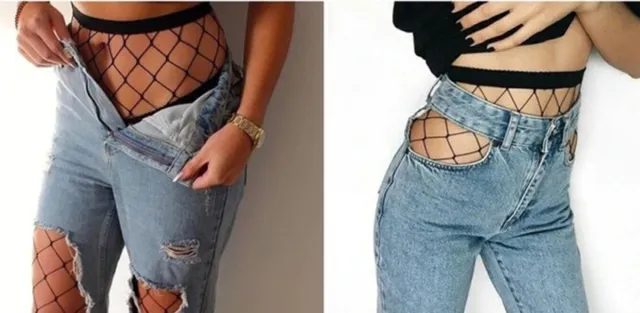 Hiden Mesh Panty - Fashion - Urban - Zwart