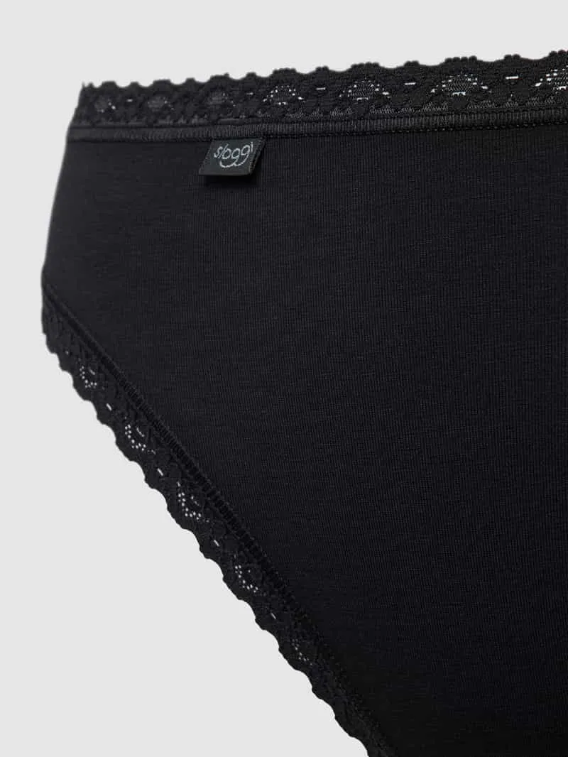 Sloggi Slip met schelprand in 3-pack zwart, foto 3