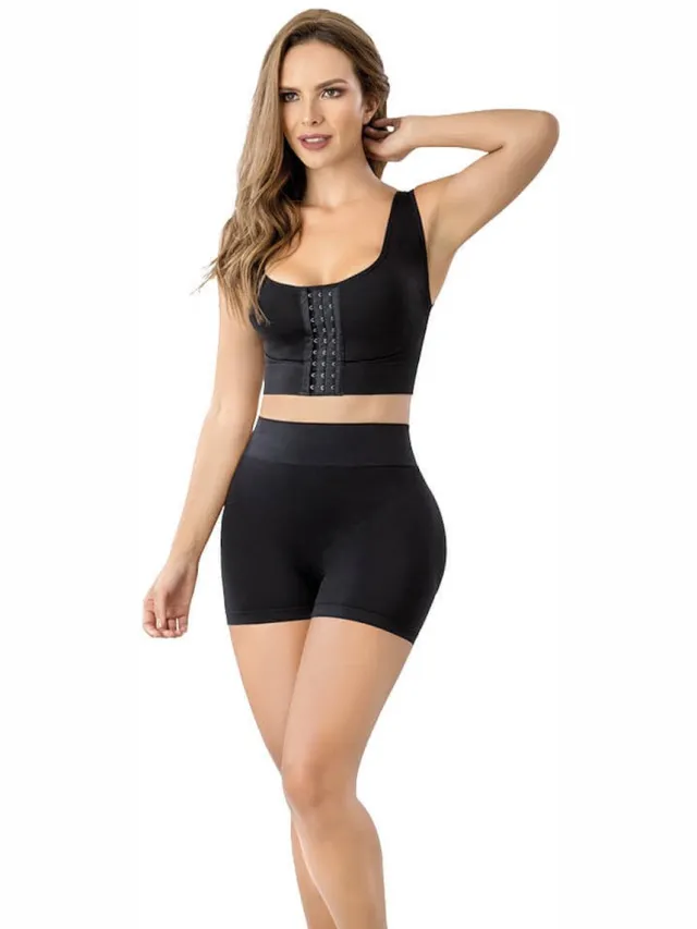 Linorie SculptFit Lift Boyshort – Naadloze Shapewear Short met Billen Lift Effect – Hoge Taille – Gladder Silhouet – Zwart –