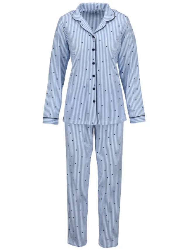 Ringella Blue Hearts – Pyjama – 6511214 – Air Blue – Blauw