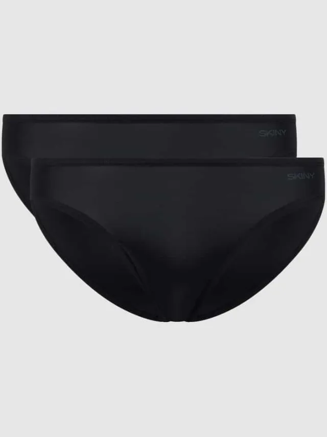 SKINY Slip van microvezel in een set van 2 stuks, model 'Every Day In Micro' zwart, foto 2