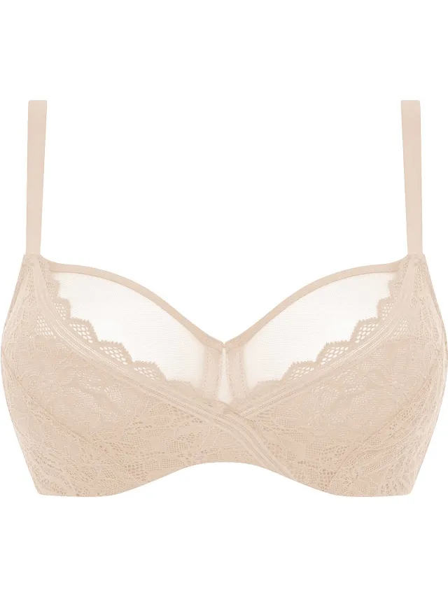 Chantelle Floral Touch - Bedekkende memory bh - Soft Feel - GOLDEN BEIGE