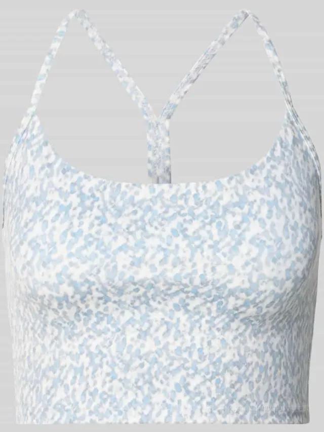Varley Slim Fit bralette met geïntegreerde cups model 'Harley' Lichtgrijs