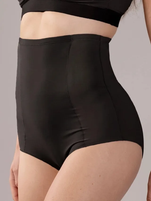 Nina von C. Nina von C Hoge buik corrigerende slip - (High Waist) - Katoenen shapewear slip - 36 - Zwart