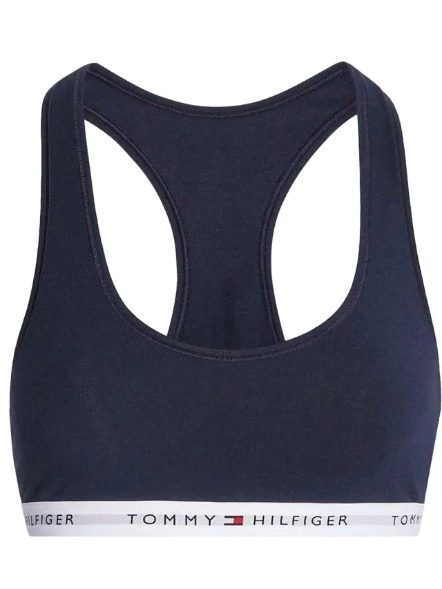 Tommy Hilfiger Dames/Dames Katoenmix Bralette (Woestijnlucht) marineblauw/blauw, foto 2