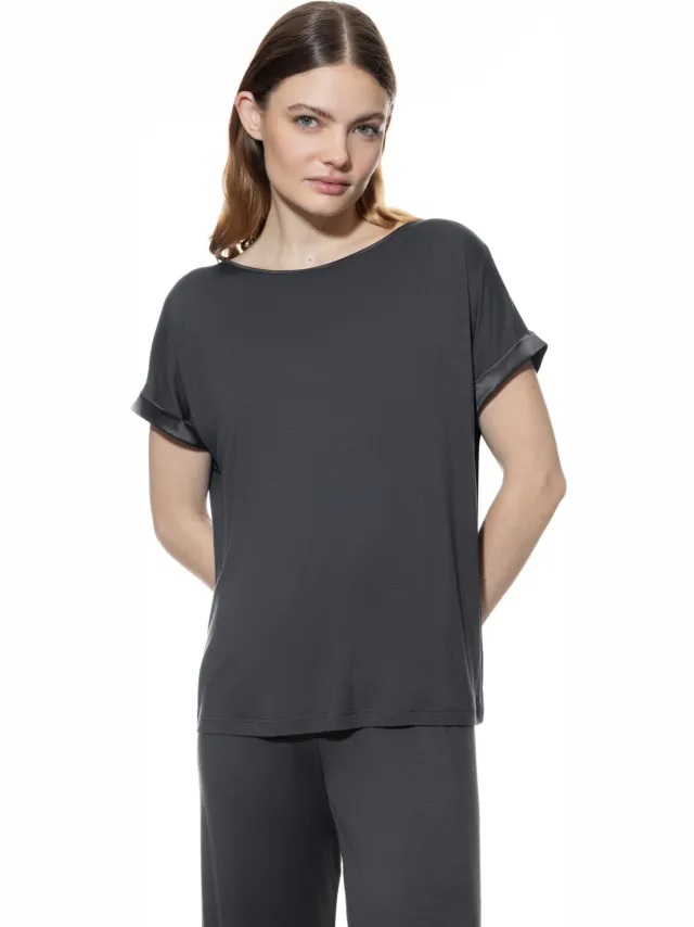 Mey T-shirt Serie Pure Chic Thunder Grey grijs
