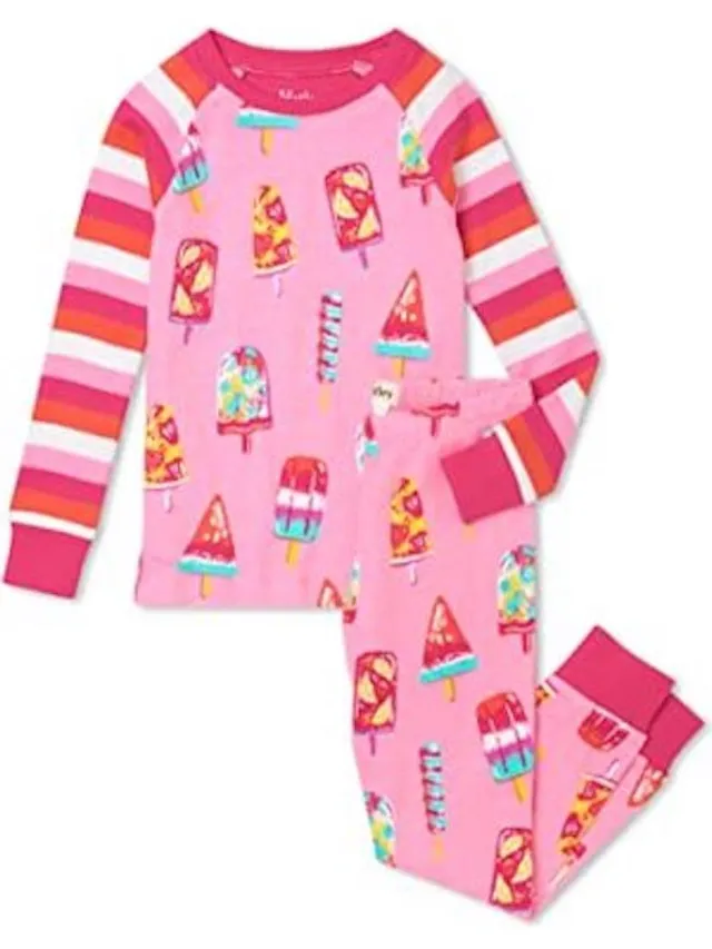 Hatley pyjamaset roze