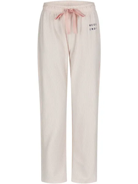 By Louise Dames pyjama set lang blauw/roze gestreept, foto 2