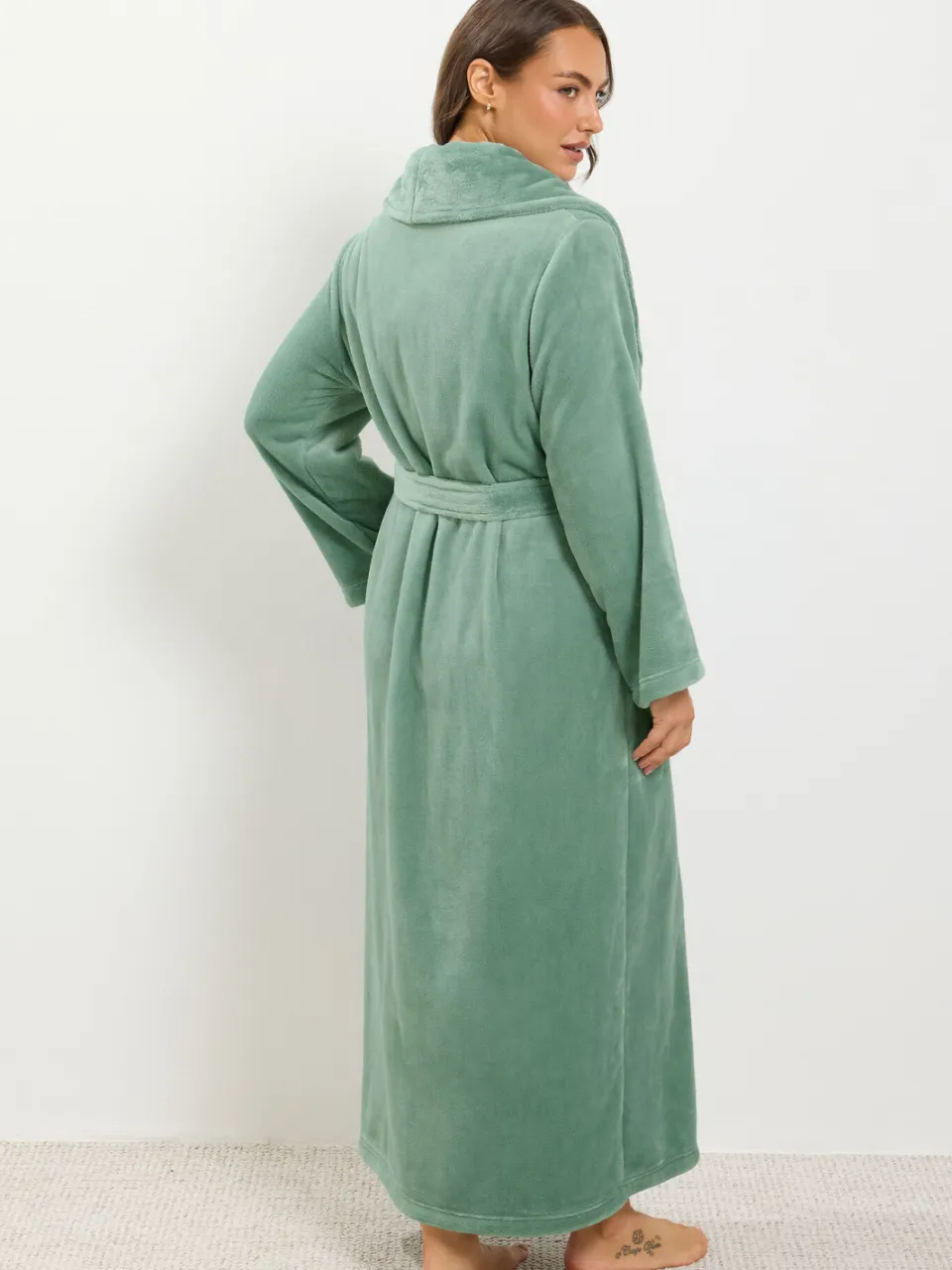 Yours Groene Luxe Badjas-42, foto 4
