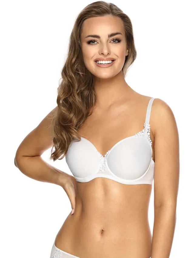 Viania Witte beugel bh Carola met spacer-cups - Wit - Maat
