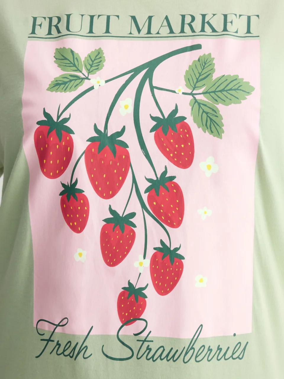 Yours Groen 'Fruit Market' Slaapshirt Nachthemd-64, foto 5