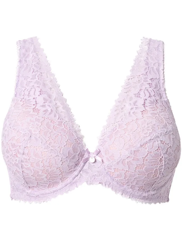TruYou Dames - TRUYOU beugelbeha kant zachte cups - Mauveroze