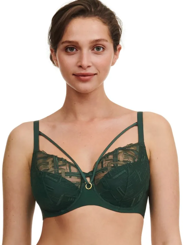Chantelle Graphic Support Volle Cup BH Empire Green Groen