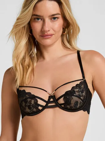 Hunkemöller Niet-Voorgevormde Beugel Bh Zara Zwart