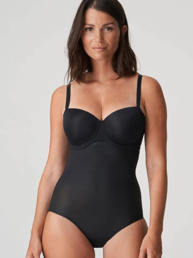 PrimaDonna seamless high waist corrigerende tailleslip Figuras zwart charbon