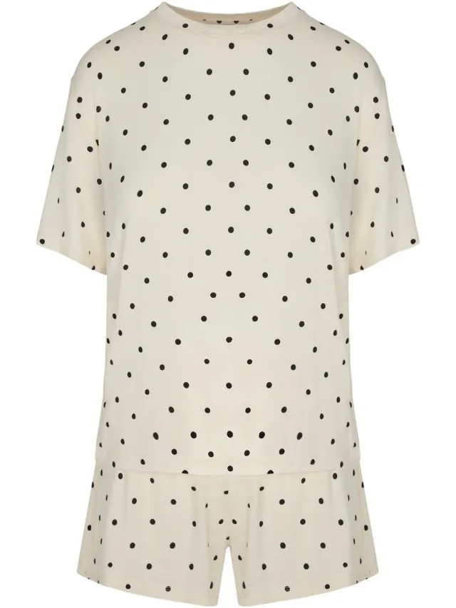 Hunkemöller Pyjama Set Loose Wit
