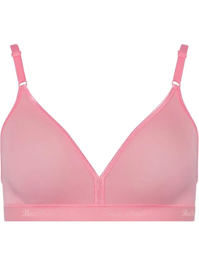 BeeDees Soft-BH Microfun N beugelvrije bh flamingo
