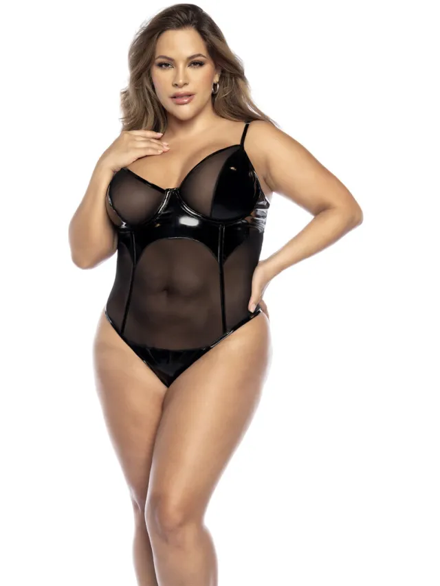 Mapalé Bodysuit - 3/4X - Nat zwart