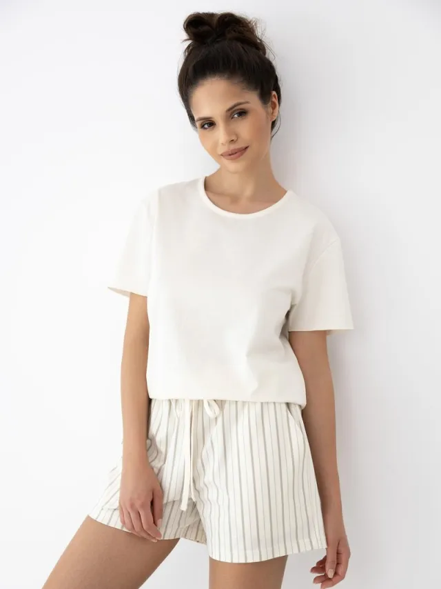 S& Sensis Sensis Dames Shortama JEMMA 42 / Ecru