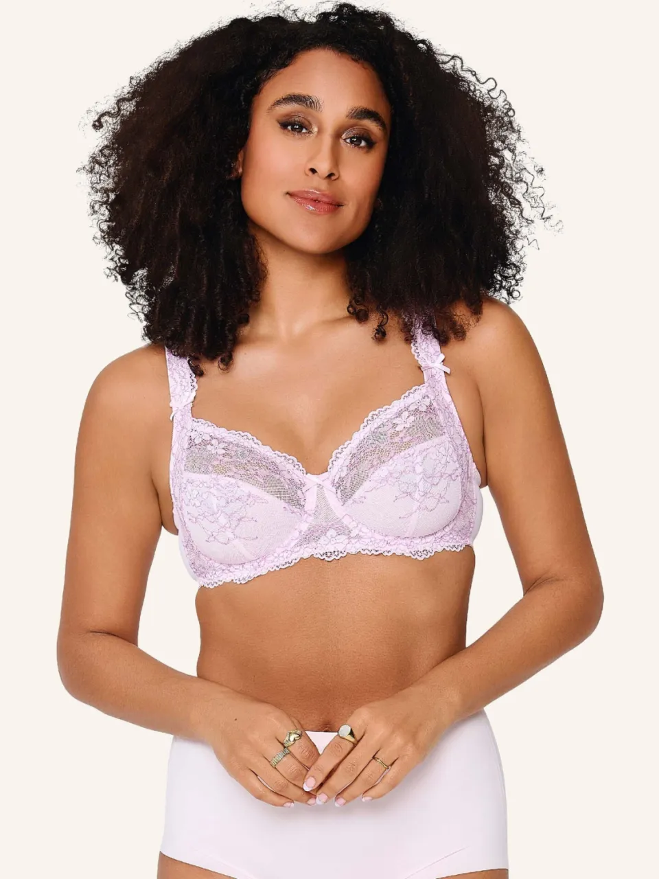 LingaDore DAILY Beugel BH - Plus Size Roze