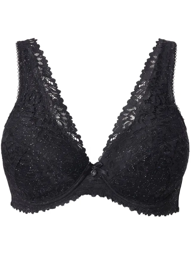 TruYou Dames - TRUYOU beugelbeha kant zachte cups - Zwart