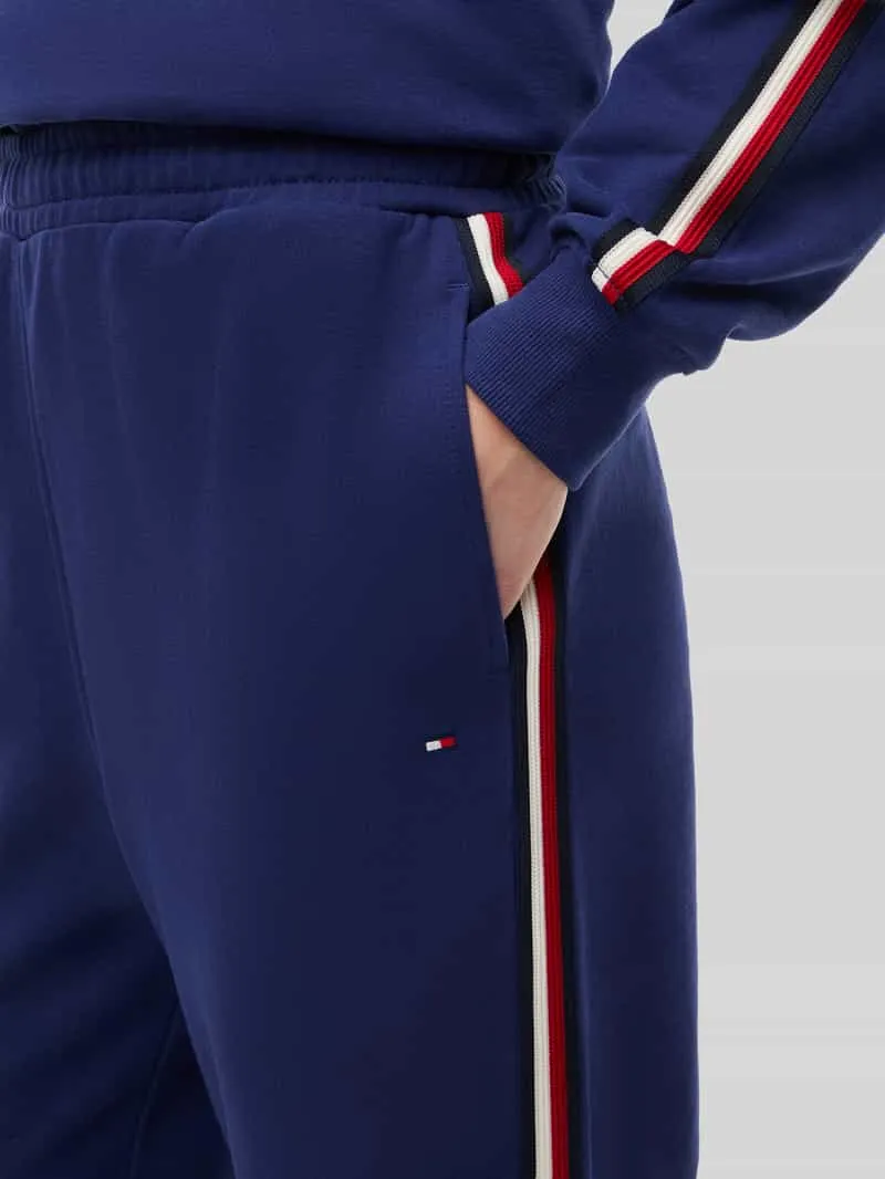 Tommy Hilfiger relaxed fit lounge-broek van puur katoen blauw, foto 5