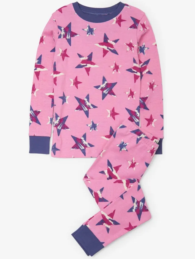Hatley pyjama set roze