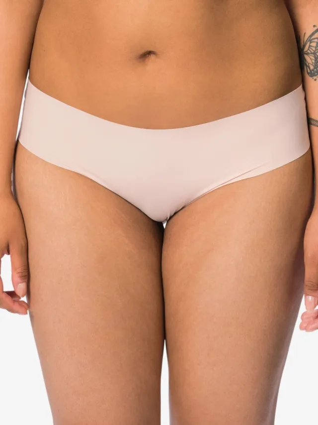 HEMA Damesbrazilian micro met kant lichtroze (lichtroze)