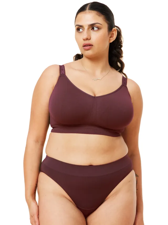 Cake Lingerie Zwangerschapsbh / Meegroeibh Sugar Candy Plum