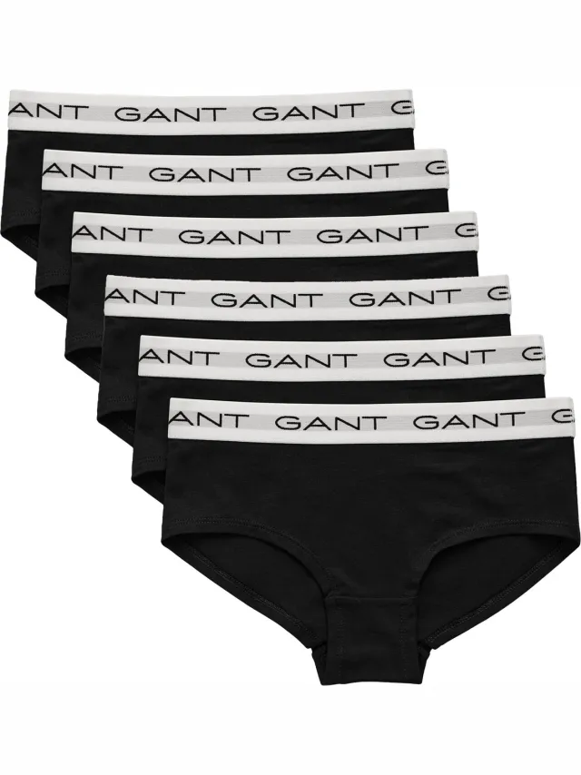 Gant Slip 122/128 Set van 6 Zwart