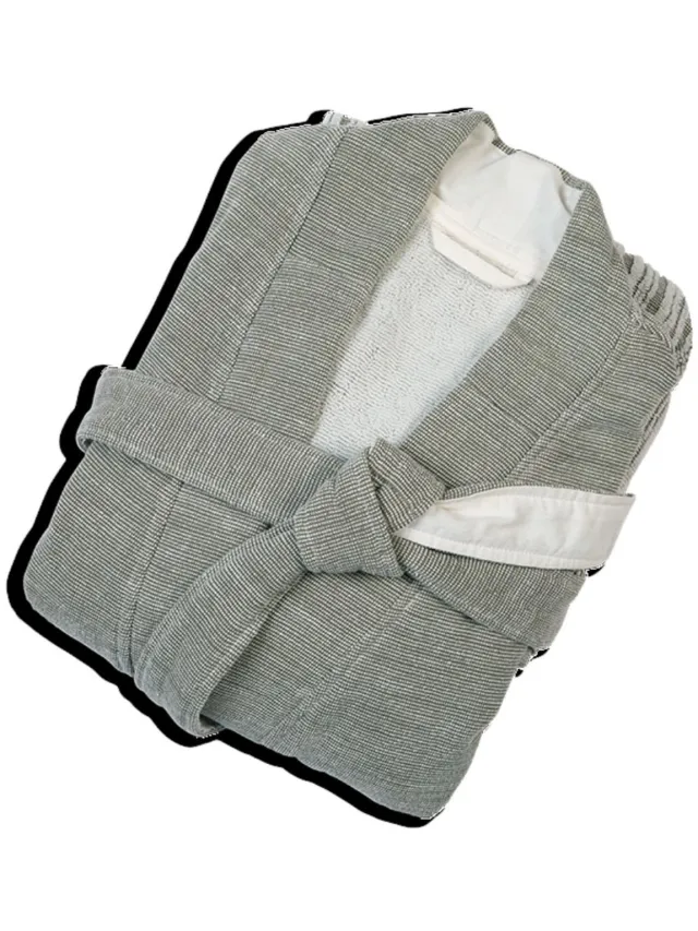 kayori Meguro Badjas - Unisex - Biologisch Katoen - Groen - S - Lang