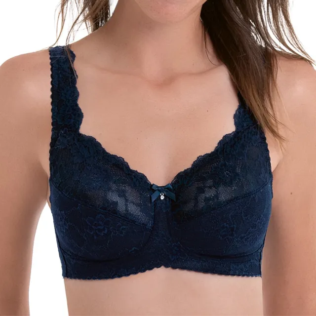RosaFaia Beautyfull Bobette Comfort Bh zonder Beugel 5292 Marine Blauw - maat EU 80E / FR