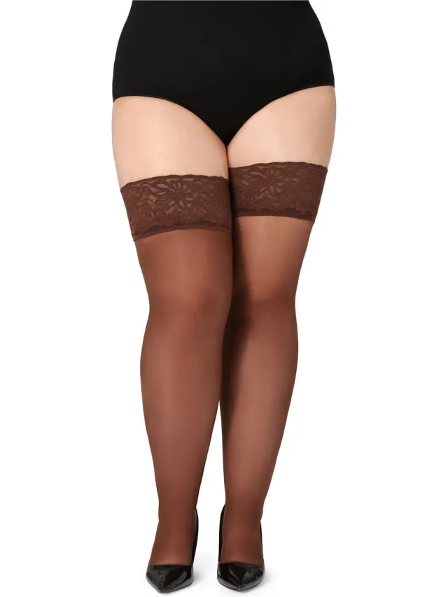 Bellivalini Merry Style Dames Hold-Up Kousen - 20 Denier - licht glanzend - elastisch - Polyamide - BLV-GI-1127 - Cappuccino